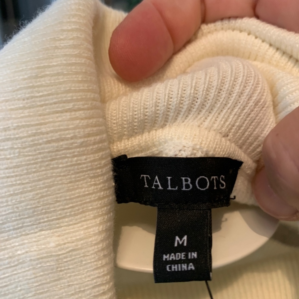 Talbots 5 button cuff striped turtleneck. NWT. Re… - image 4